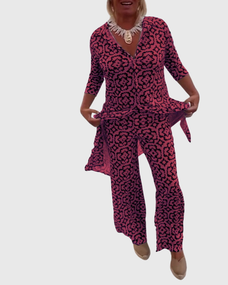 Esmeralda | Elegant Vintage Two-Piece Set