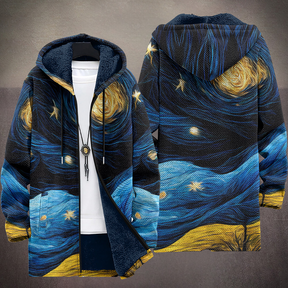 Frederik | Starry Night Hooded Jacket
