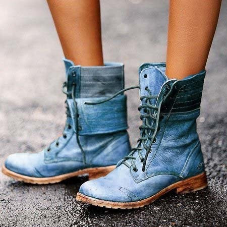 Rowena - Women’s Vintage Lace-Up Boots