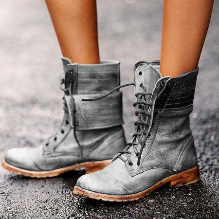 Rowena - Women’s Vintage Lace-Up Boots