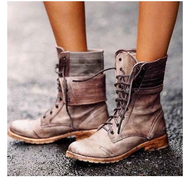 Rowena - Women’s Vintage Lace-Up Boots