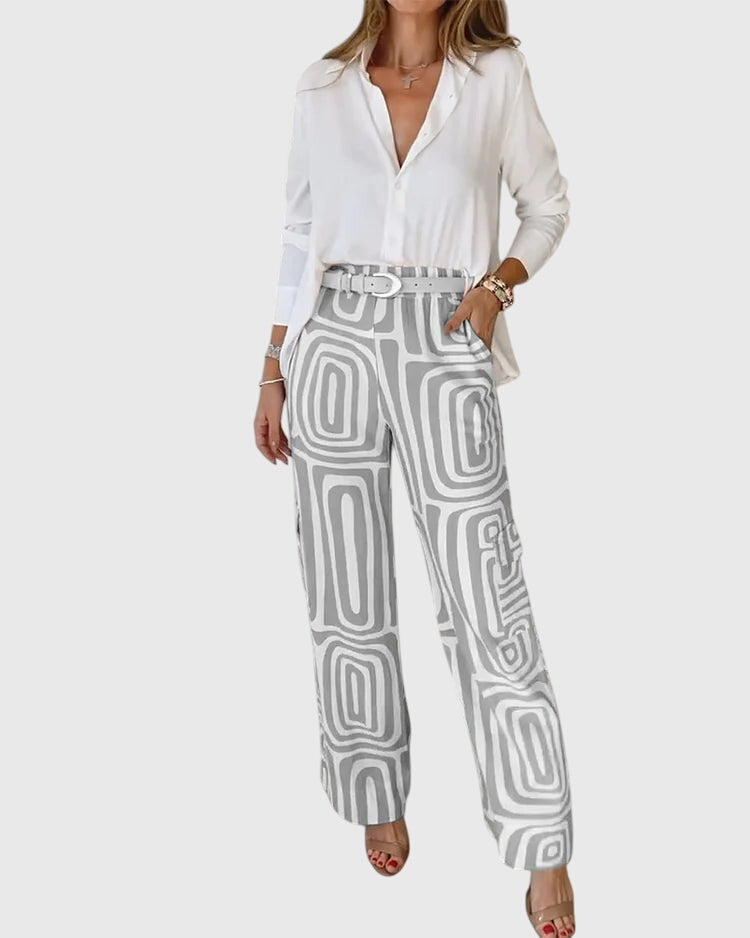 Ivana | Stylish Pants + Free Blouse & Belt