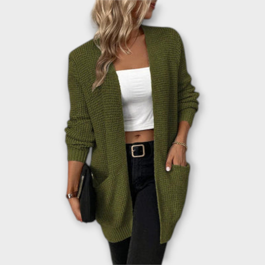 Nancy – Casual Knit Cardigan with Pockets