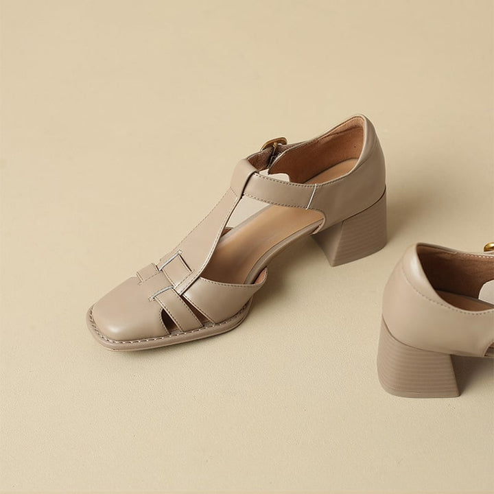 Eleanor&Grace™| Michela Square Toe Sandals
