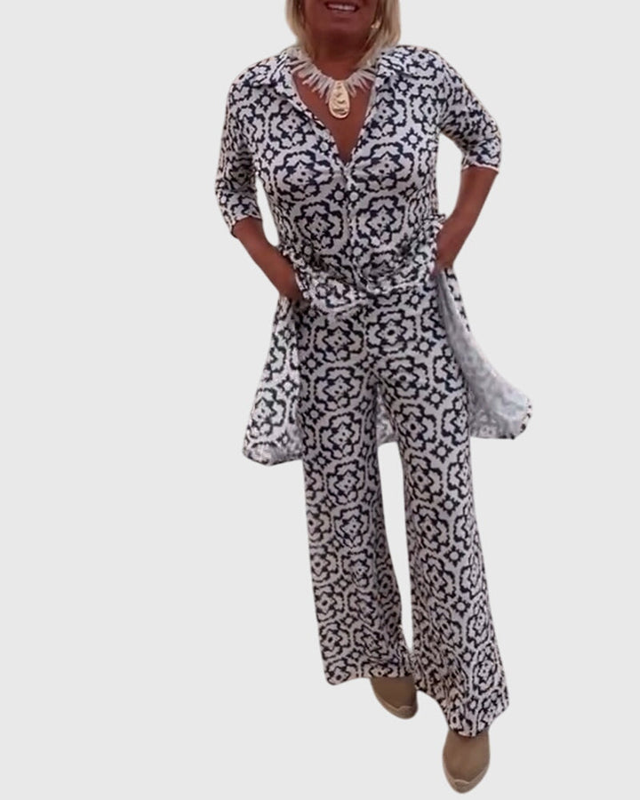 Esmeralda | Elegant Vintage Two-Piece Set