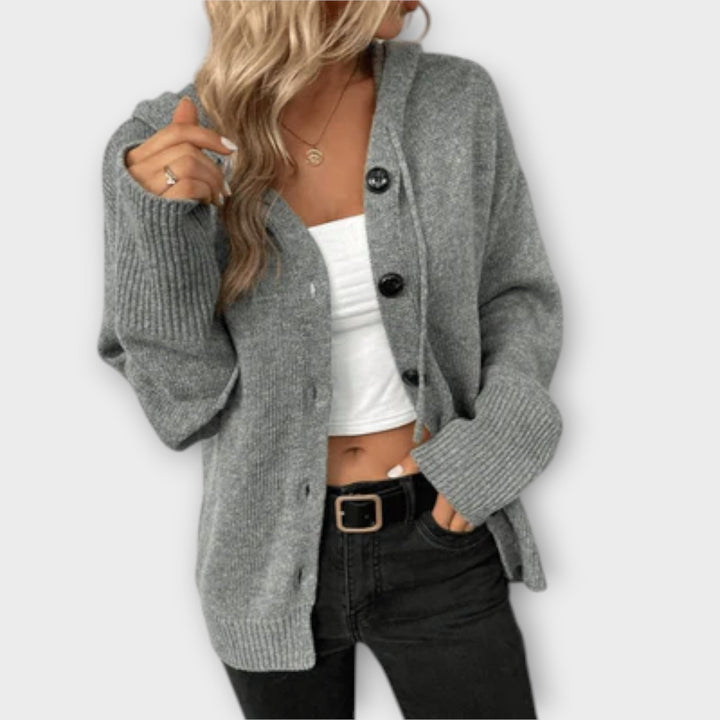 Brittan – Knitted Cardigan with Buttons