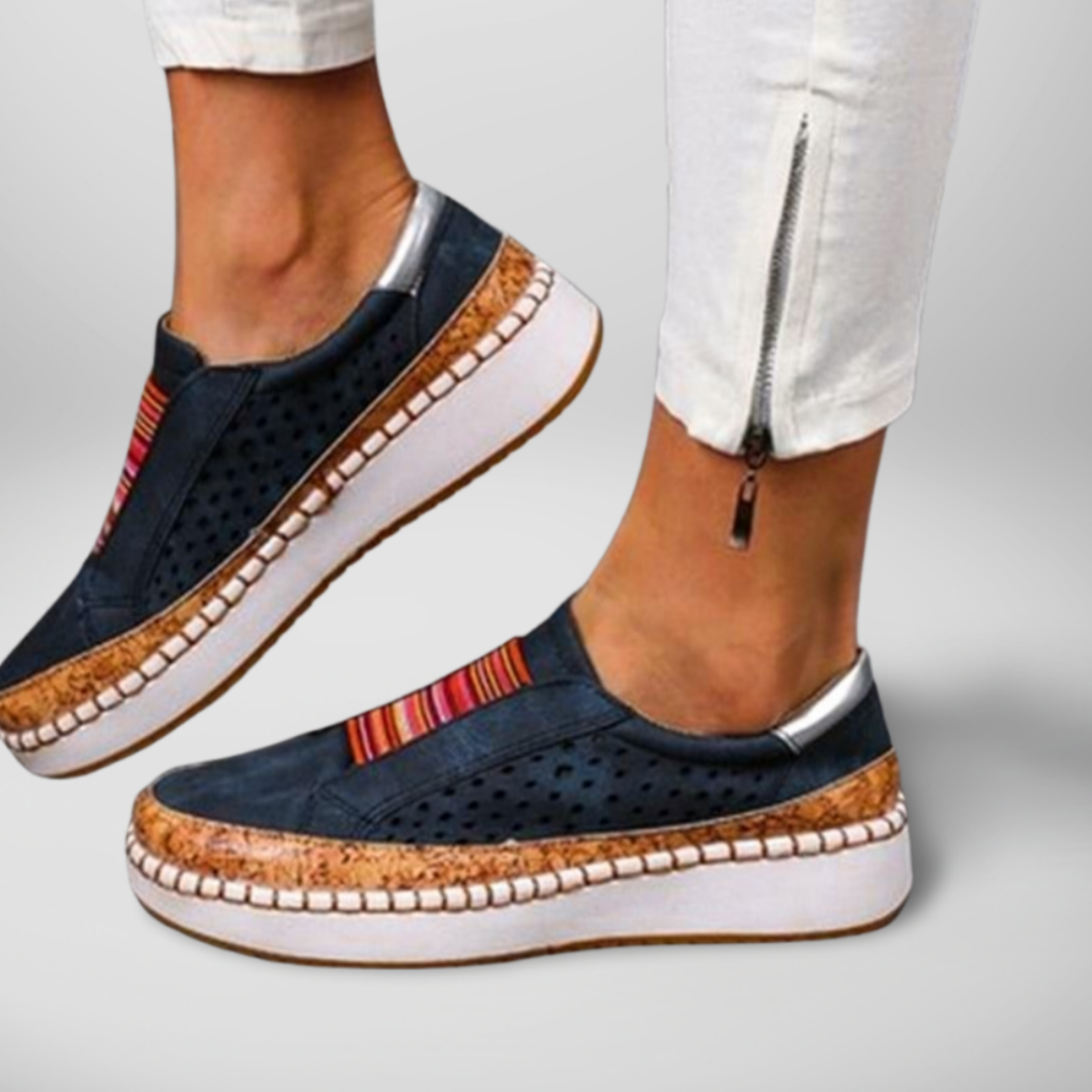 Carolyn - Chic Boho Slip-On Sneakers