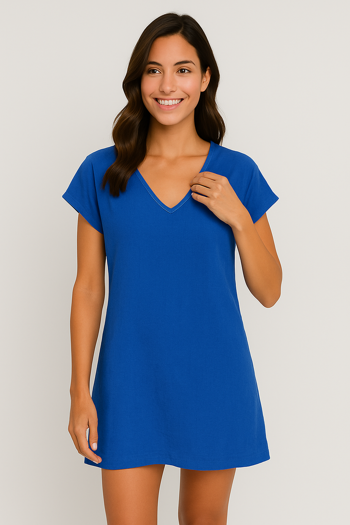 Maris | V-Neck Tunic Dress