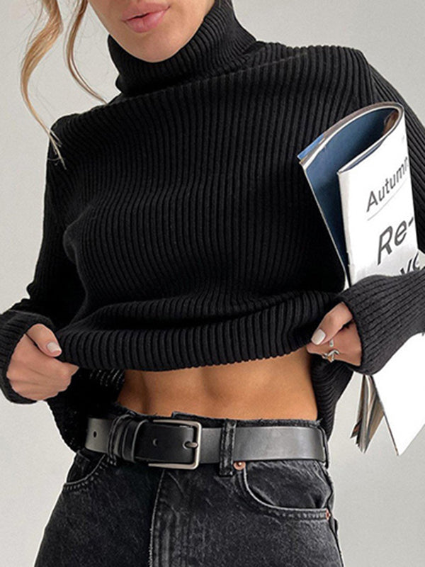 Celeste | Ribbed Turtleneck Sweater