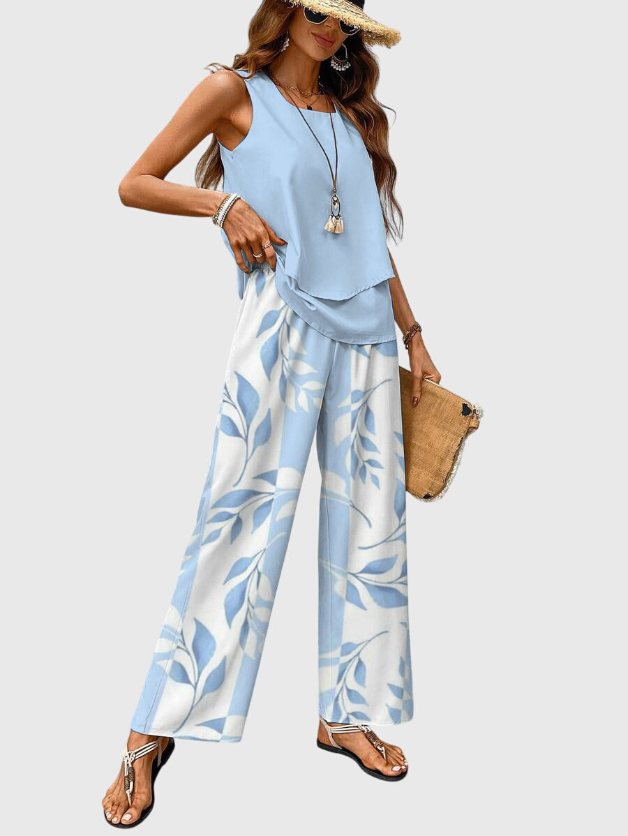 Dahliana | Elegant 2-Piece Summer Set