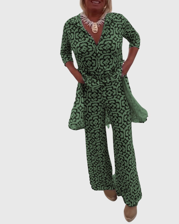 Esmeralda | Elegant Vintage Two-Piece Set