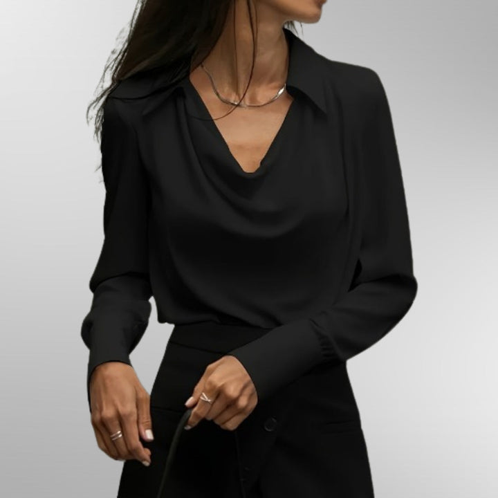 Aurora | Elegant Satin Blouse