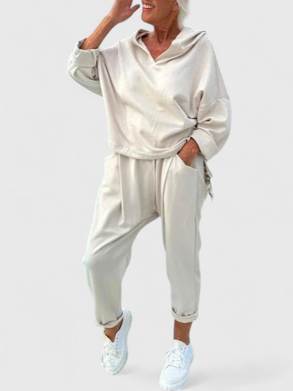 Sienna | Comfortable Hooded Sweatshirt Set