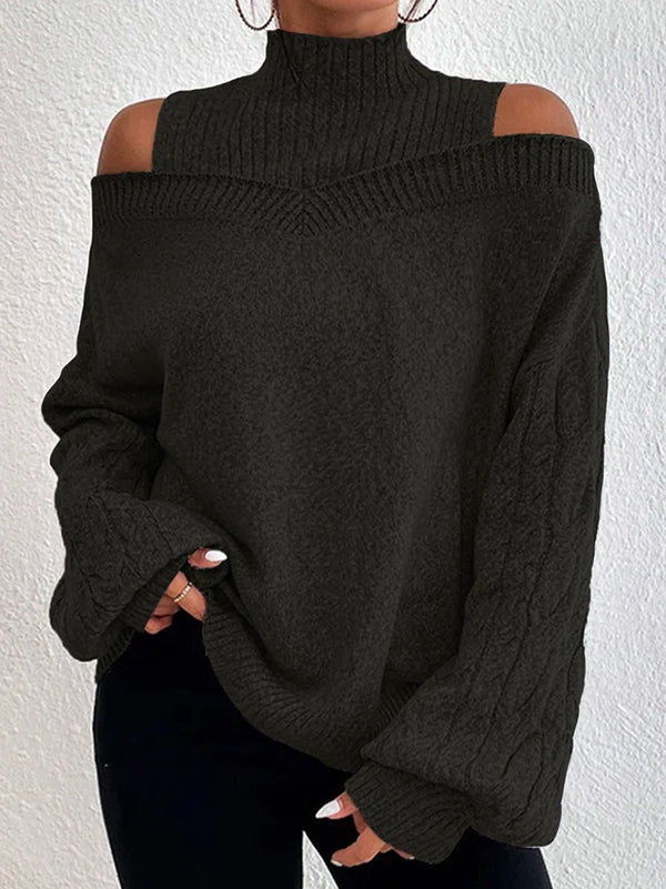 Bonnie | Off-Shoulder Cutout Sweater