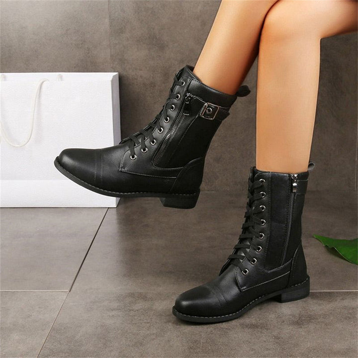 Erica - Toe Side Zipper Orthopedic Boots