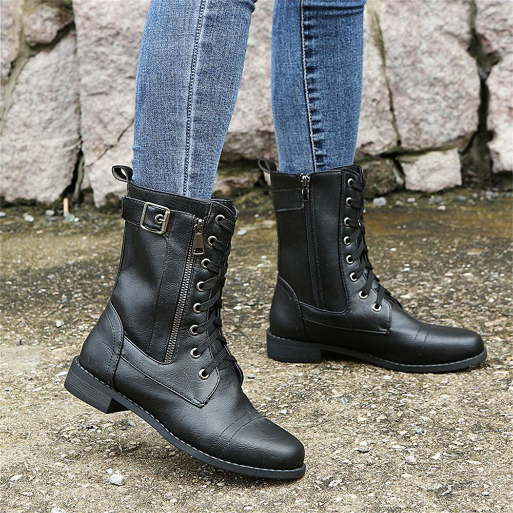 Erica - Toe Side Zipper Orthopedic Boots