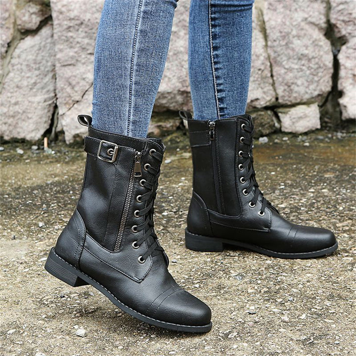 Erica - Toe Side Zipper Orthopedic Boots