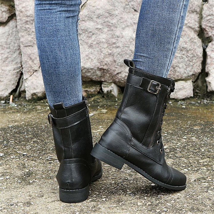 Erica - Toe Side Zipper Orthopedic Boots