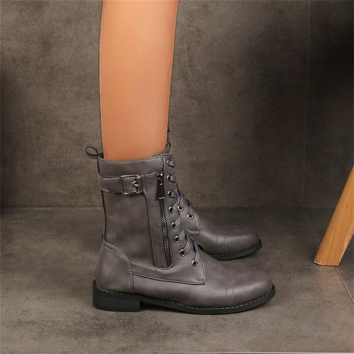 Erica - Toe Side Zipper Orthopedic Boots
