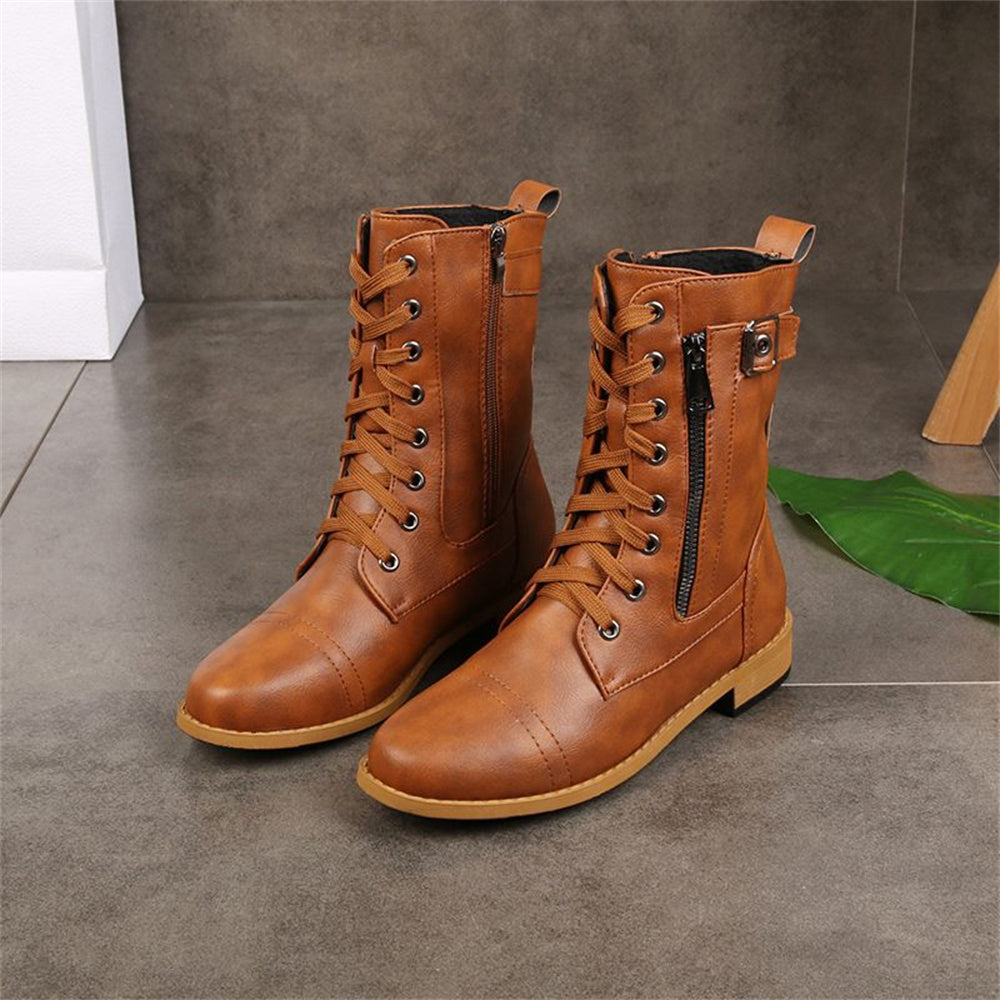 Erica - Toe Side Zipper Orthopedic Boots