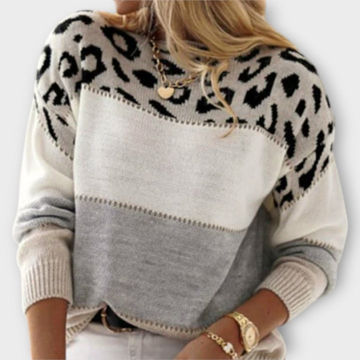 Gail | Stylish Panther Sweater