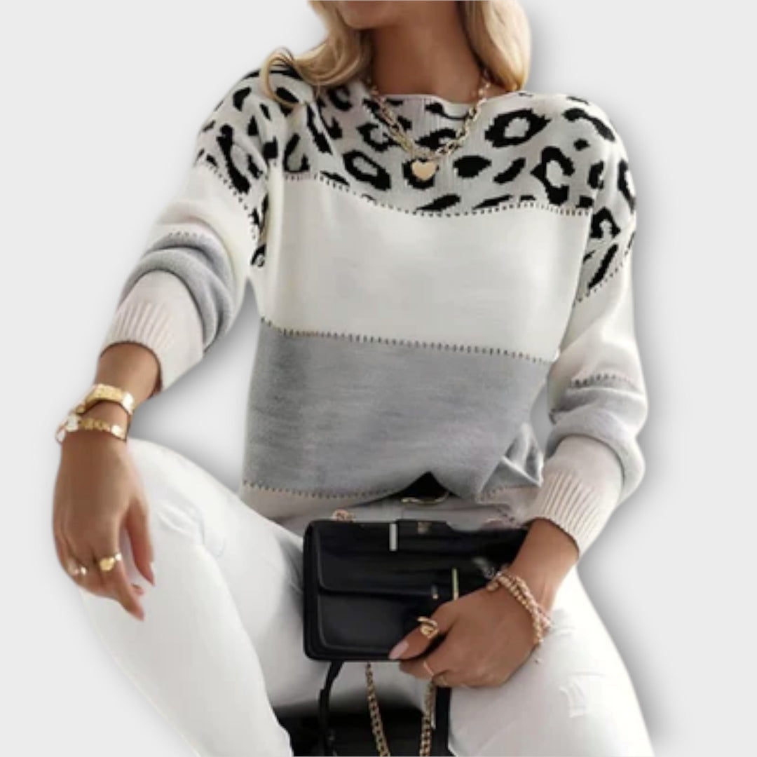 Gail | Stylish Panther Sweater