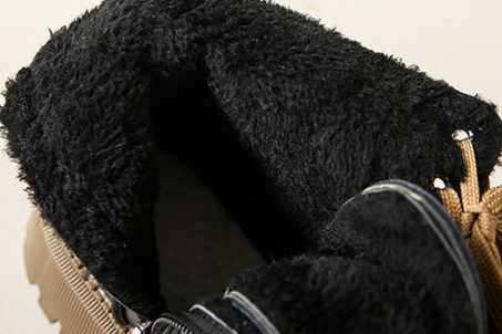 Vindah - Fleece Lined Combat Boots