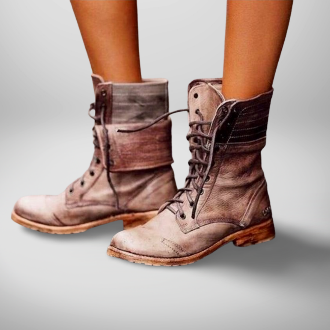 Rowena - Women’s Vintage Lace-Up Boots