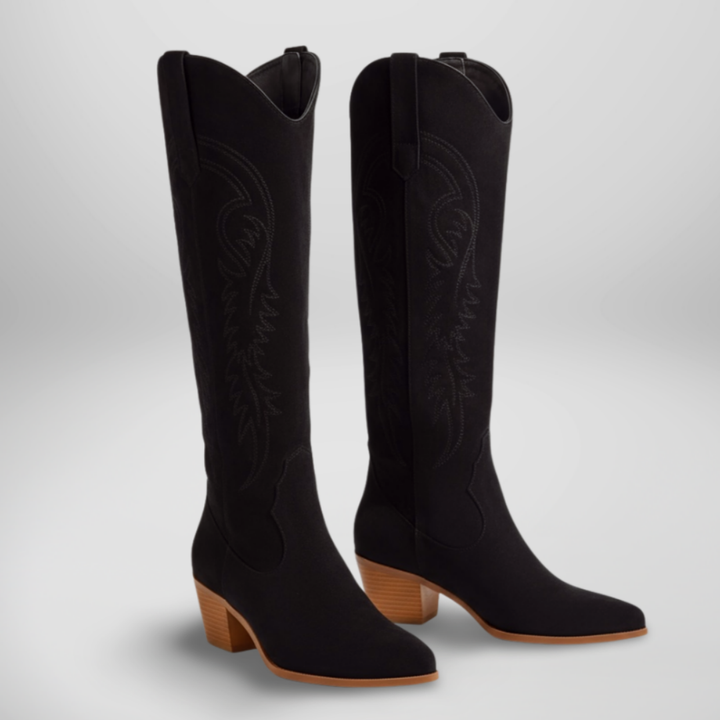 Winshie - Knee High Cowgirl Boots