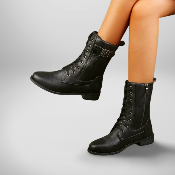 Erica - Toe Side Zipper Orthopedic Boots