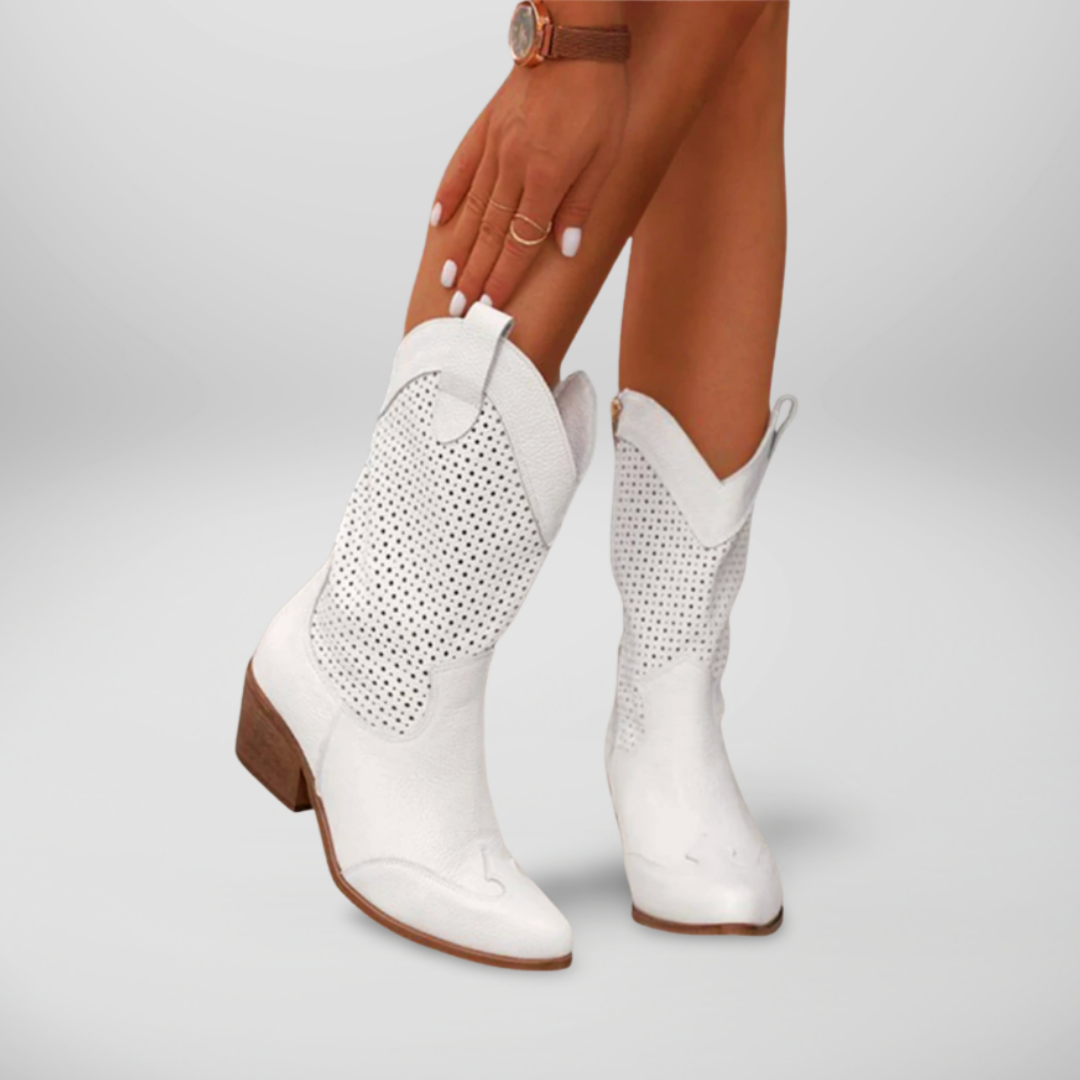 Kimmy - Western Mid-Calf Boots