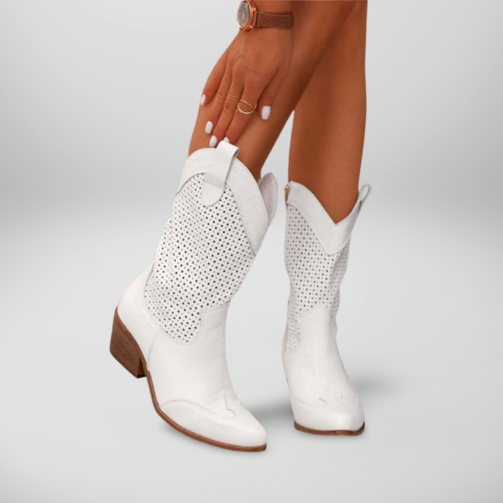 Kimmy - Western Mid-Calf Boots