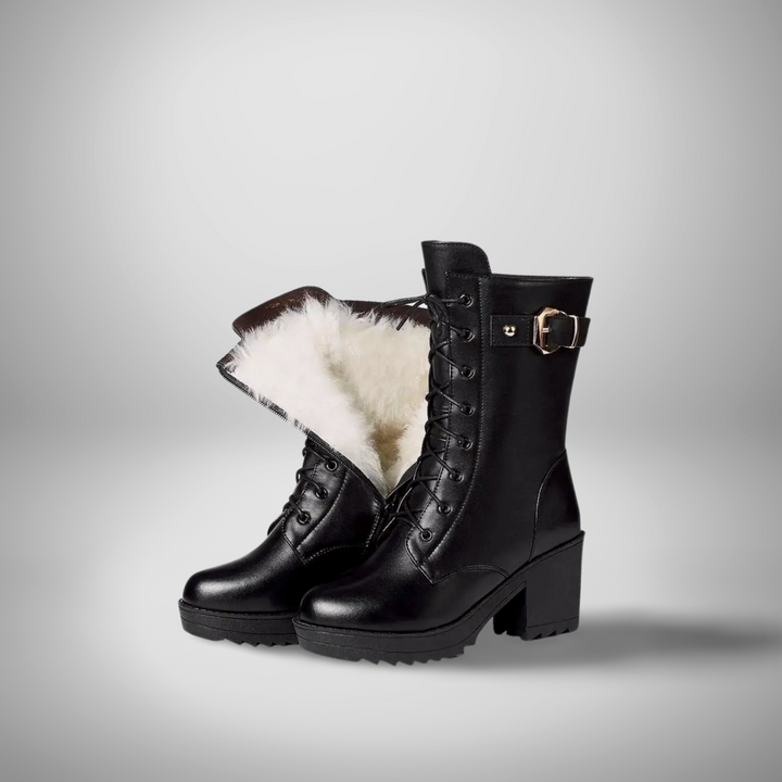 Siena - Winter Lace-Up Boots