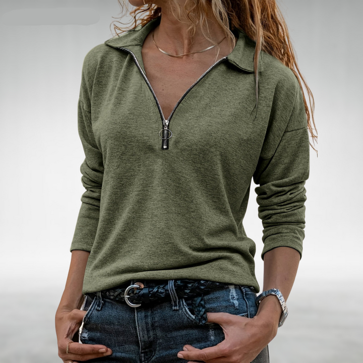 Amelia | Women's Half-Zip Sweaters
