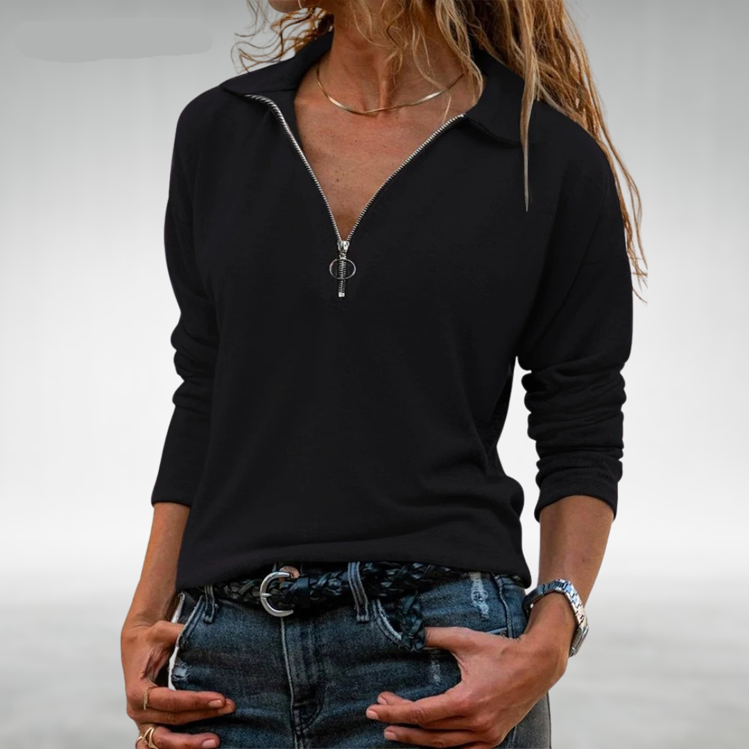Amelia | Women's Half-Zip Sweaters