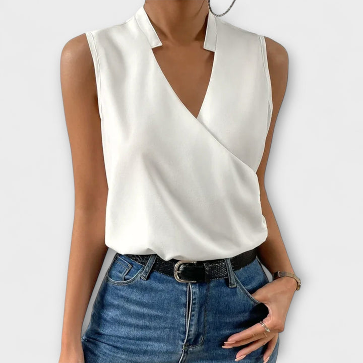 Colette | Elegant V-neck Top