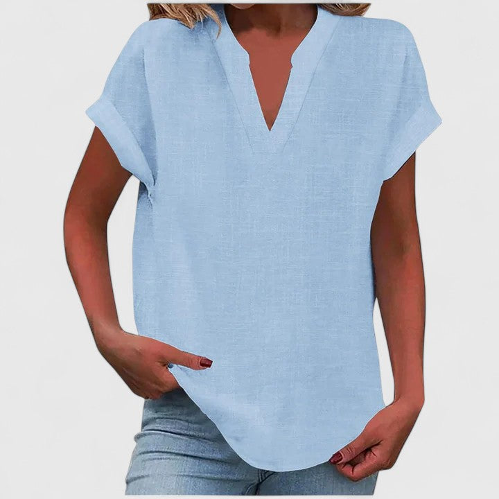Marina | Comfortable V-Neck Blouse