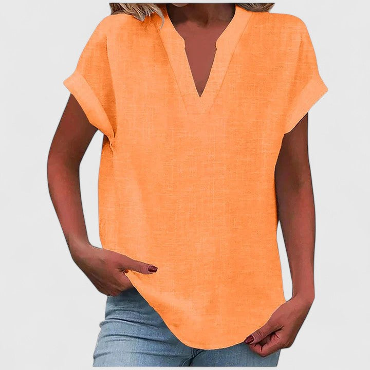 Marina | Comfortable V-Neck Blouse