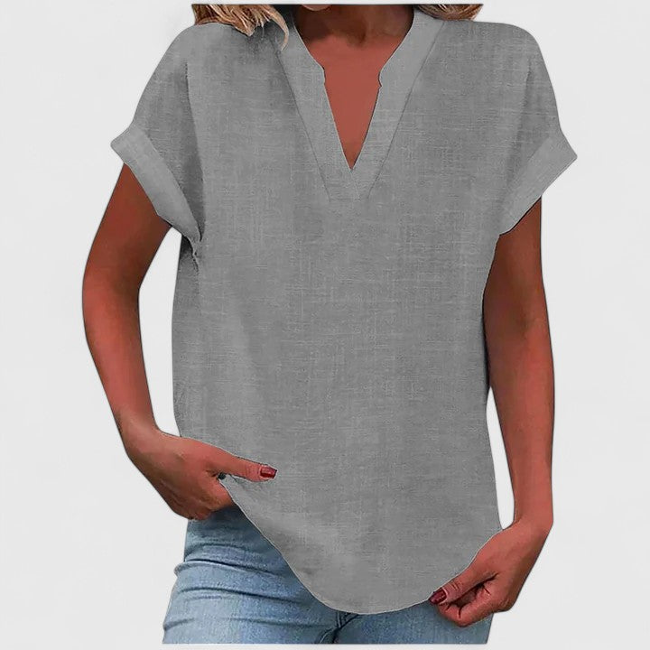 Marina | Comfortable V-Neck Blouse