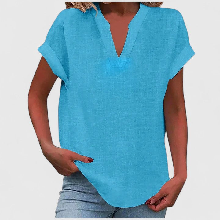 Marina | Comfortable V-Neck Blouse