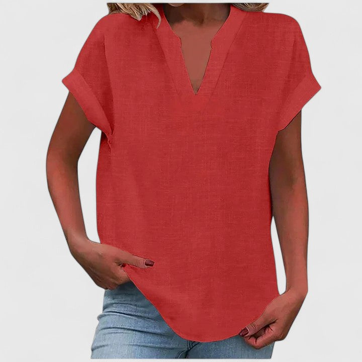 Marina | Comfortable V-Neck Blouse