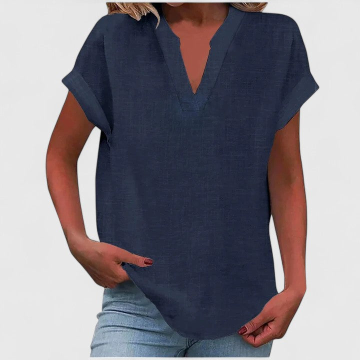 Marina | Comfortable V-Neck Blouse