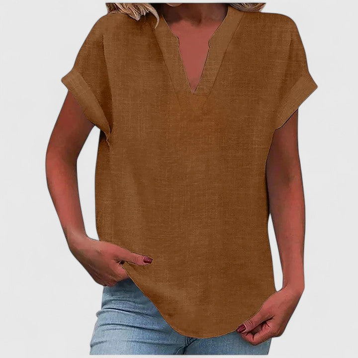 Marina | Comfortable V-Neck Blouse