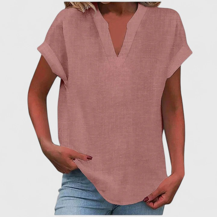 Marina | Comfortable V-Neck Blouse