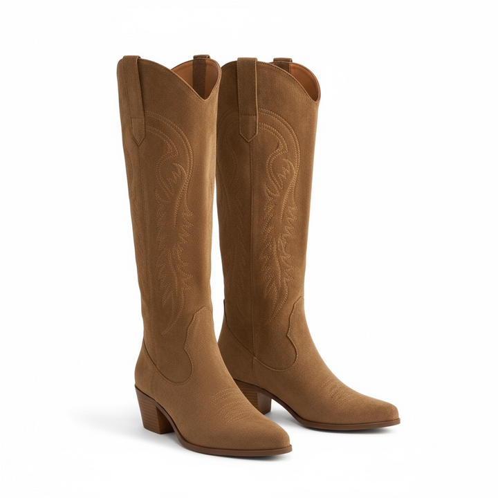 Winshie - Knee High Cowgirl Boots