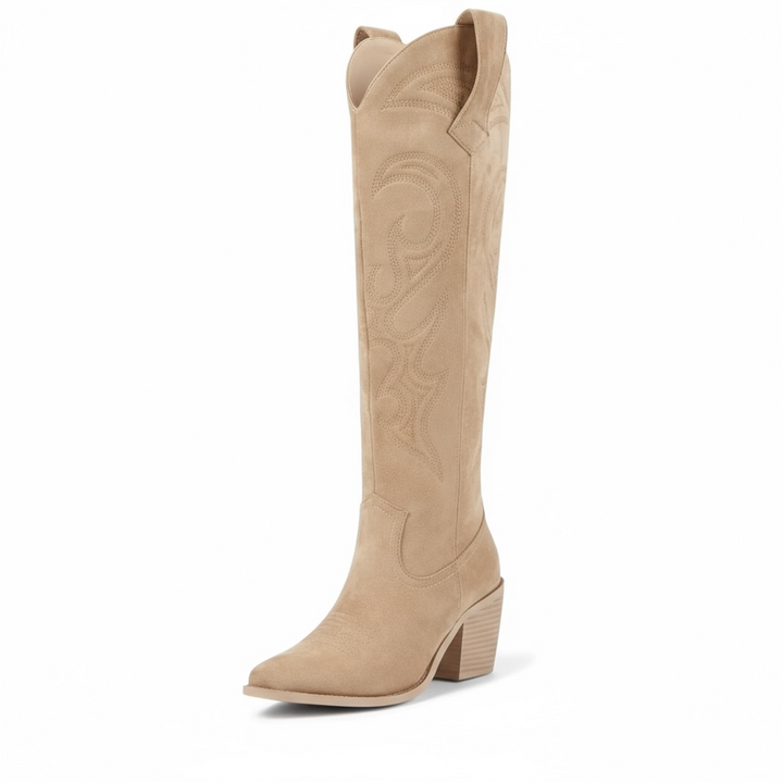 Winshie - Knee High Cowgirl Boots