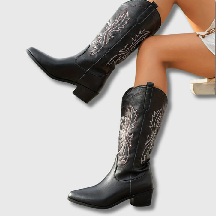 Bridgetta | Cowboy Ankle Boots