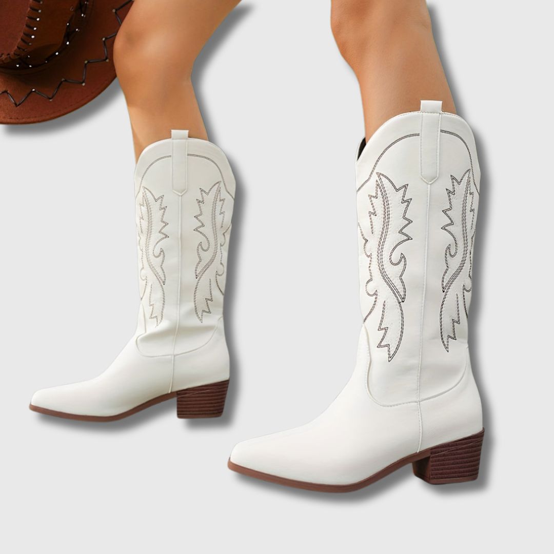 Bridgetta | Cowboy Ankle Boots