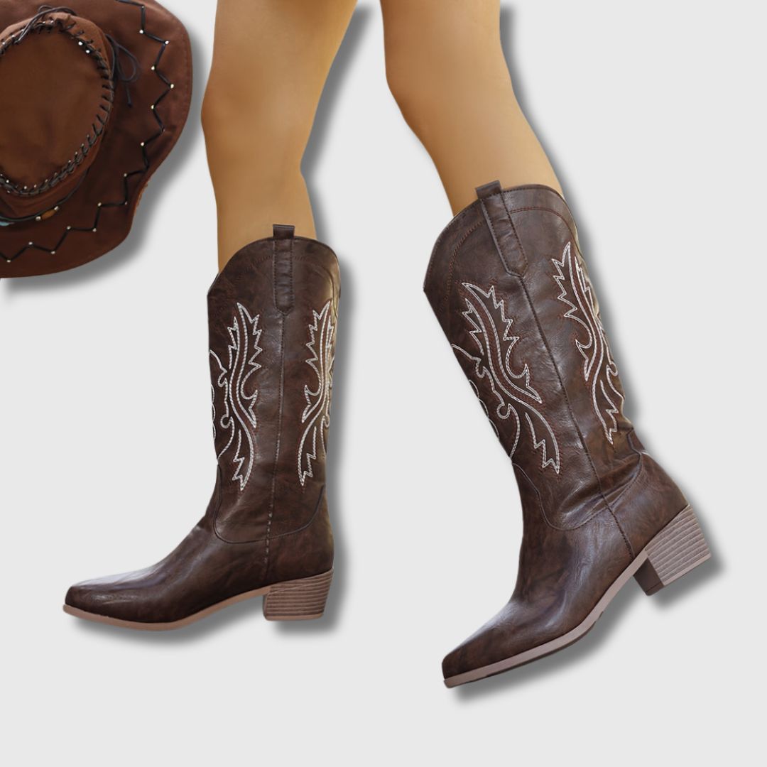 Bridgetta | Cowboy Ankle Boots