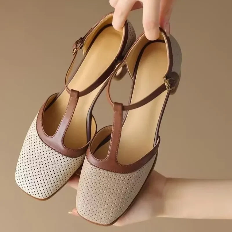 Eleanor&Grace™| Isava Mid Heel Shoes